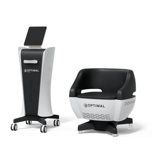 A clean, high-quality image of the chair, showcasing its ergonomic design and premium build.