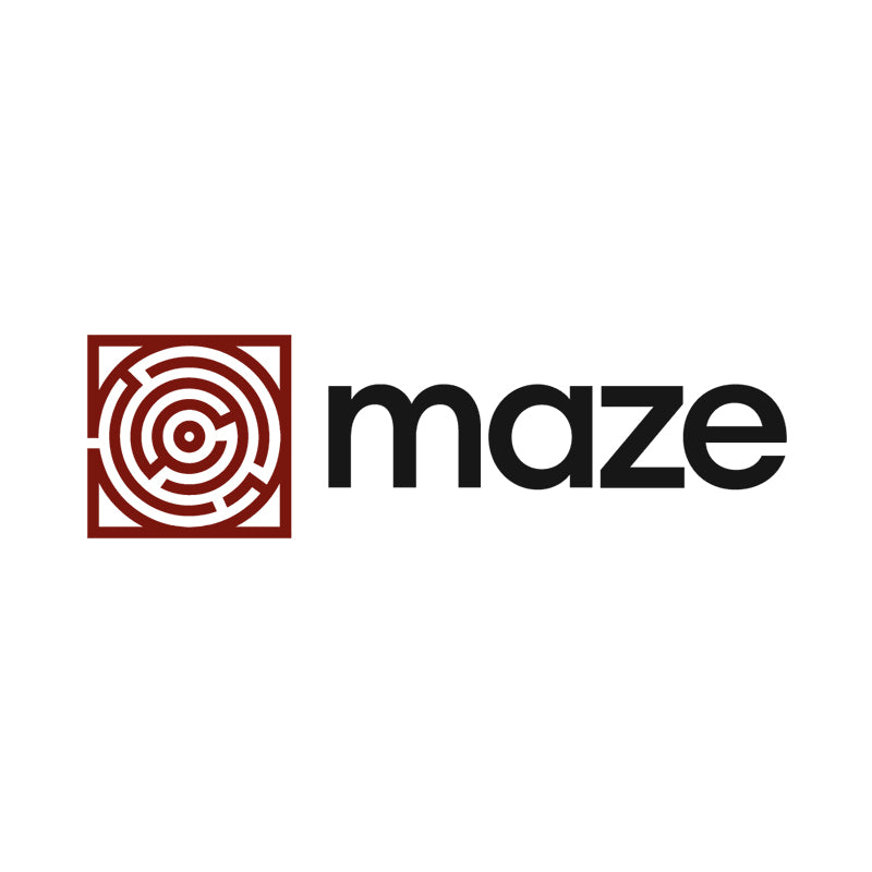 Maze logo.