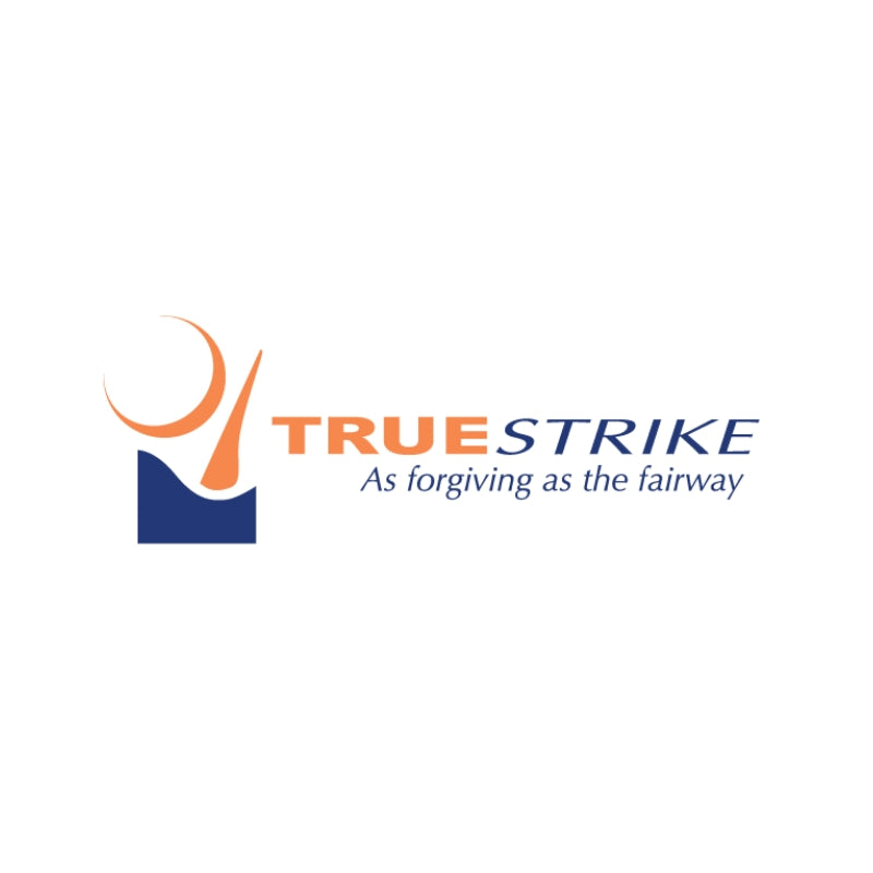 True Strike logo with slogan "As forgiving as the fairway".