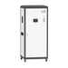 Altitude Centre MetraFit 3000 Active standalone unit in white and dark grey finish on castors, front three-quarter view with touchscreen display panel and ventilation grille visible.