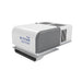 Altitude Centre MetraFit 3000 POD hypoxic generator unit in white and dark grey with blue digital display, ventilation grille and locking casters, white studio background.