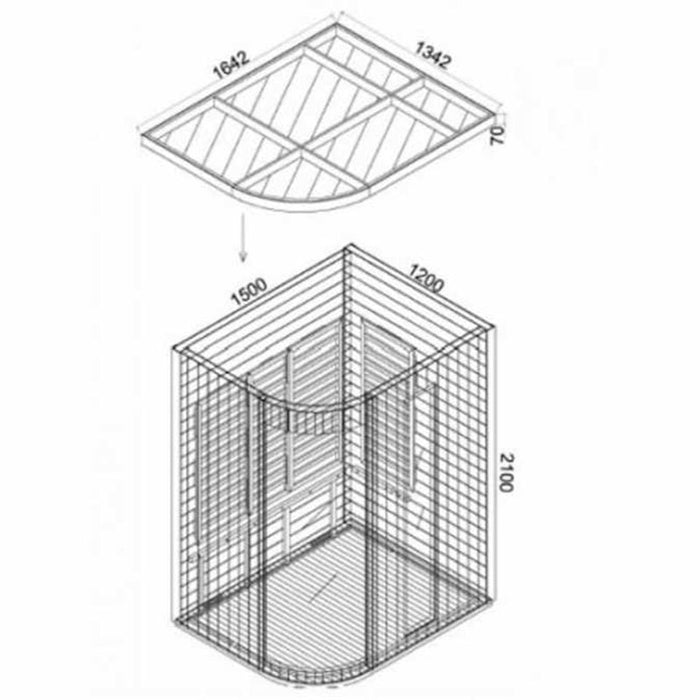 Artize Aura Infrared Sauna (2-3 Person)