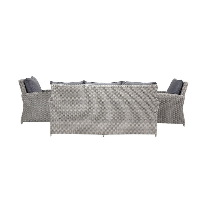 Slate Grey Barbados 3 Seater Lounge Set with Ceramic Top