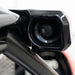 BPS Phoenix Commercial Racing Simulator built-in speaker unit mounted on the chassis roll hoop showing horn-style audio driver in gloss black housing