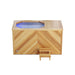 Brass Monkey Ice Bath Herringbone Natural Cedar front view.