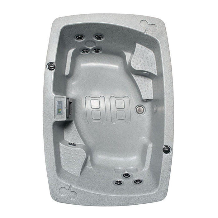 RotoSpa Duospa S080 hot tub in light grey.