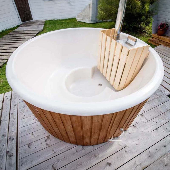 Fiberglass Hot Tub with Integrated Heater