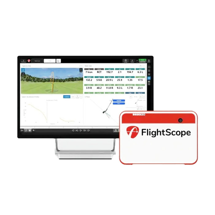 FlightScope Face Impact Location on desktop with Mevo+ launch monitor.