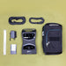Complete Foresight GCQuad package including cables, carry case, alignment sticks, and launch monitor.