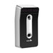 Left-angle view of the Golfjoy GDS Plus Launch Monitor, highlighting its modern aesthetics and compact form factor.