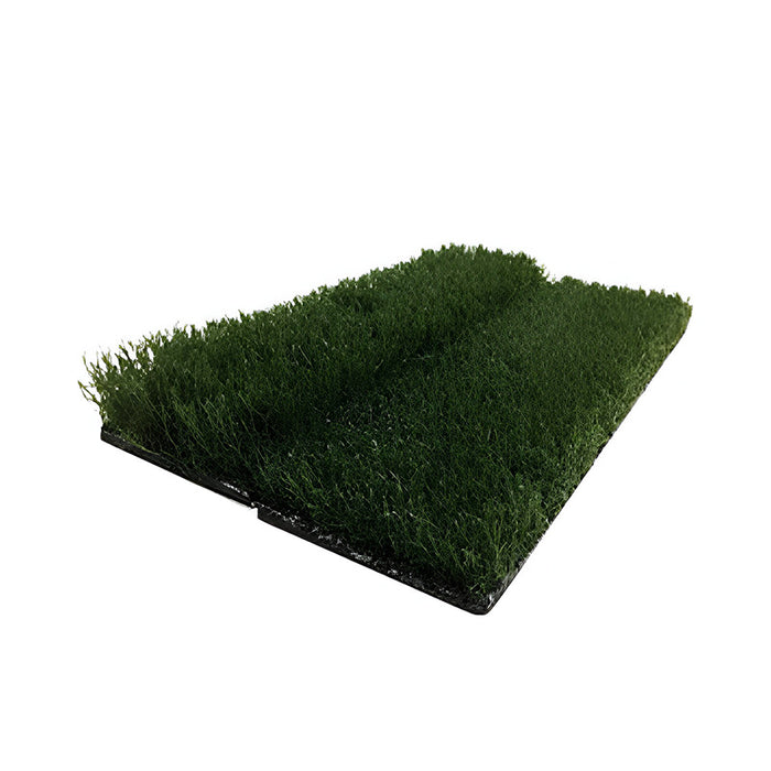 Golfzon TwoVision dual-texture grass mat for golf simulation.