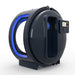 Isolated product image of the Henshaw Monozen Hyperbaric Chamber with visible control panel and entrance, emphasising its innovative circular design and accessibility.