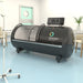 Henshaw Pro Hyperbaric Oxygen Chamber placed in a clinical setting, highlighting its quilted interior and ergonomic features for medical-grade oxygen therapy.