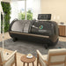 Henshaw XL Pro Hyperbaric Oxygen Chamber situated in a cosy lounge-style therapy room, with IV stand and seating for comfortable and effective treatment sessions.