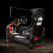 ImSim TERRA sim racing cockpit featuring bucket seat, direct drive wheel mount and pedal platform with ultra-wide monitor support.