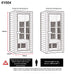 Technical schematic diagram of the Insignia KY004 Infrared Indoor Sauna 900 x 900, detailing its dimensions and layout.