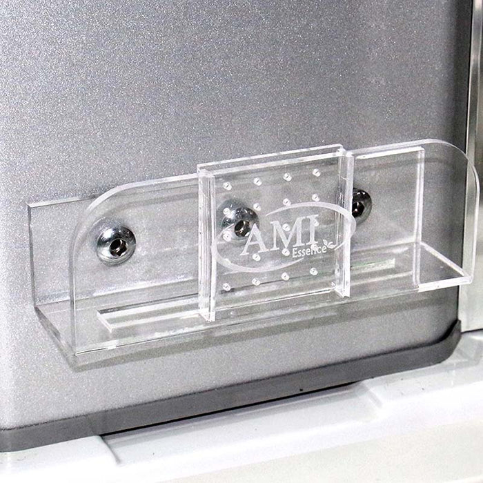 Built-in AMI essential oil diffuser inside the Insignia Steam Cabin 1100 x 700 LH for aroma-enhanced sessions.