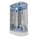Insignia Platinum Offset Steam Shower 1200 x 800 LH product view, featuring a curved glass enclosure, LED rainfall shower, body massage jets, digital controls and integrated seat.