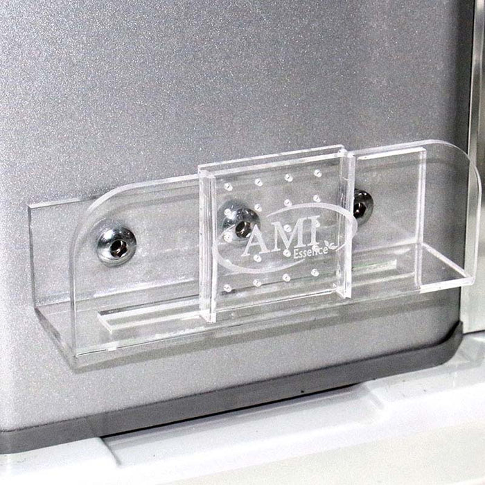 Close-up of the Insignia Platinum Steam Shower 1000 x 1000 featuring a convenient AMI aromatherapy system for enhanced relaxation.
