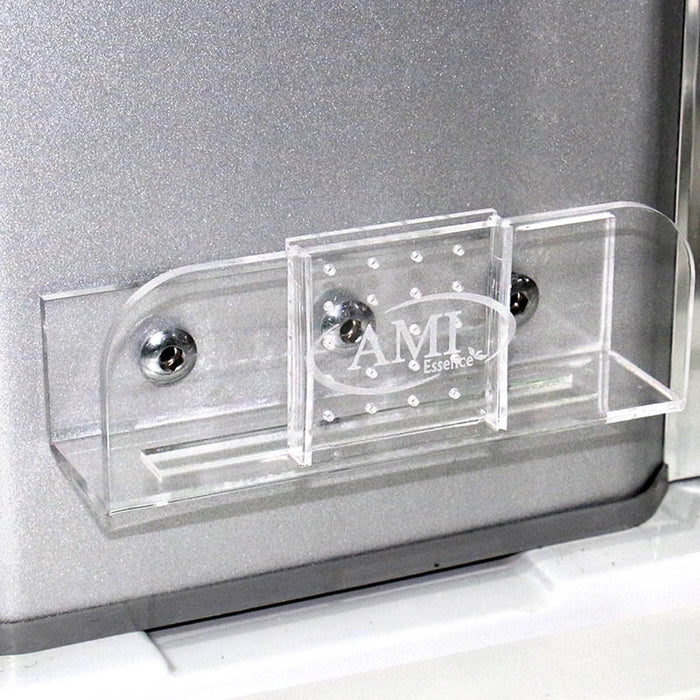 Insignia Platinum Steam Shower 900 x 900 featuring the AMI aromatherapy system holder for soothing steam treatments.