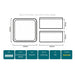 Technical drawing of Jaquar Polaris Spa Hot Tub displaying layout and specifications.