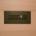 Close-up of the built-in air vent ensuring optimal airflow for a comfortable sauna session.
