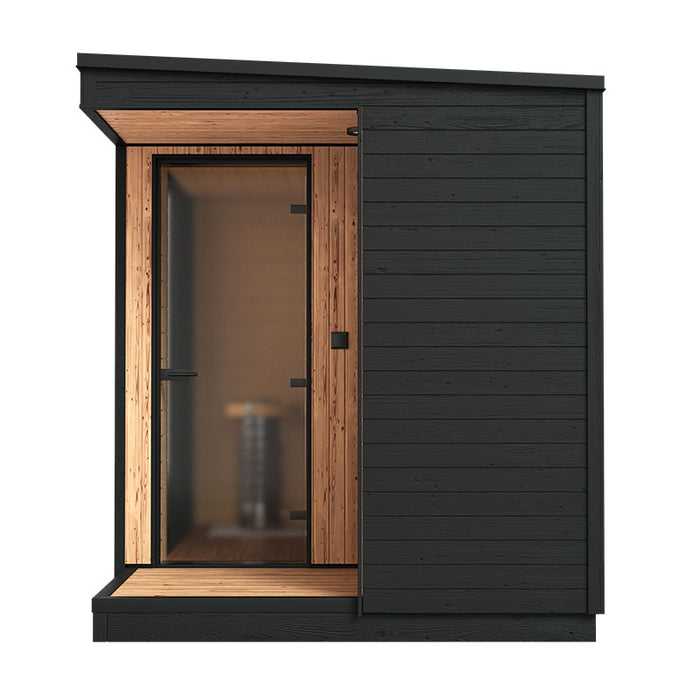 KUUT Electrical Outdoor Sauna L with Shower