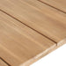 Close-up of the Larissa Outdoor Dining Set table’s wood texture.