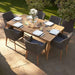 Birdseye view of Larissa Outdoor Dining Set.