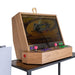 Maison Roshi Sensei V3 arcade cabinet showcasing Dragon Ball FighterZ on screen, blending luxury design with nostalgic gaming controls.