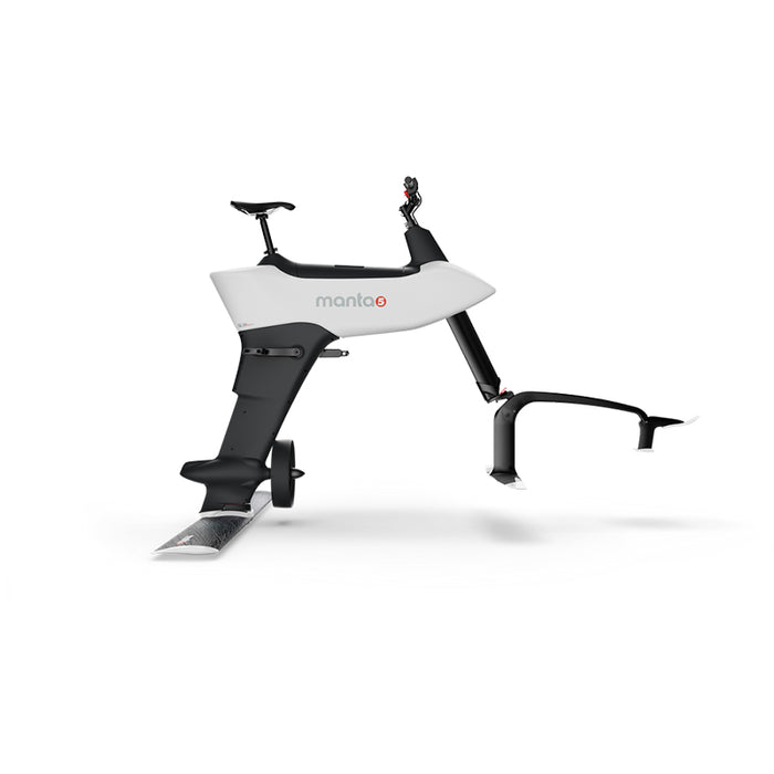 Manta5 Hydrofoiler SL3 Hydrofoil Bike side profile showing hydrofoils, frame and rear propeller