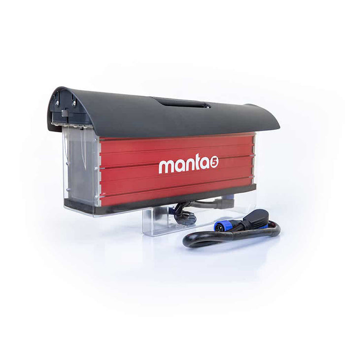 Manta5 Hydrofoiler SL3 HydroPack battery with charging cable on a white background.