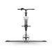 Front view of the Manta5 Hydrofoiler SL3+ hydrofoil bike with wide hydrofoil assembly