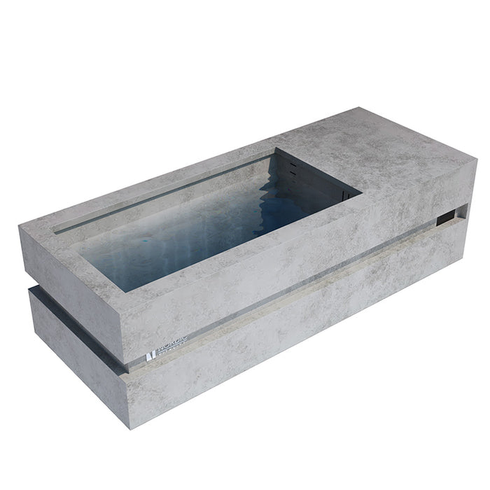 Nordic Vitality LOKI Ice Bath Grigio Blend.