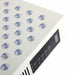 Close-up view of Nuvibody CORE 1500 QUAD showing precision lens array and digital control panel, engineered for targeted and user-friendly red light therapy sessions.