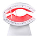 Nuvibody LITE Red Light Therapy Bed open front view featuring full-body red light therapy panels and advanced LED wellness technology.