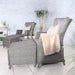 The Paris 2 Seater High Back Recliner Comfort Set is featured in a bright, indoor environment with stylish cushions and a throw, creating a comfortable and inviting atmosphere.