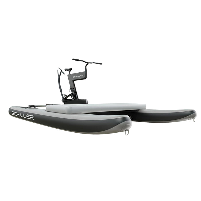 Front angled view of the Schiller S1-C Water Bike against a white background.