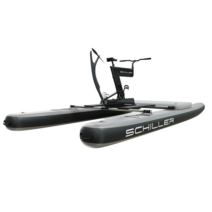Schiller S1-C Water Bike shown from the side against a white background.