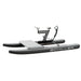 Schiller S1-C Water Bike with its deck platform and twin pontoons shown against a white background.