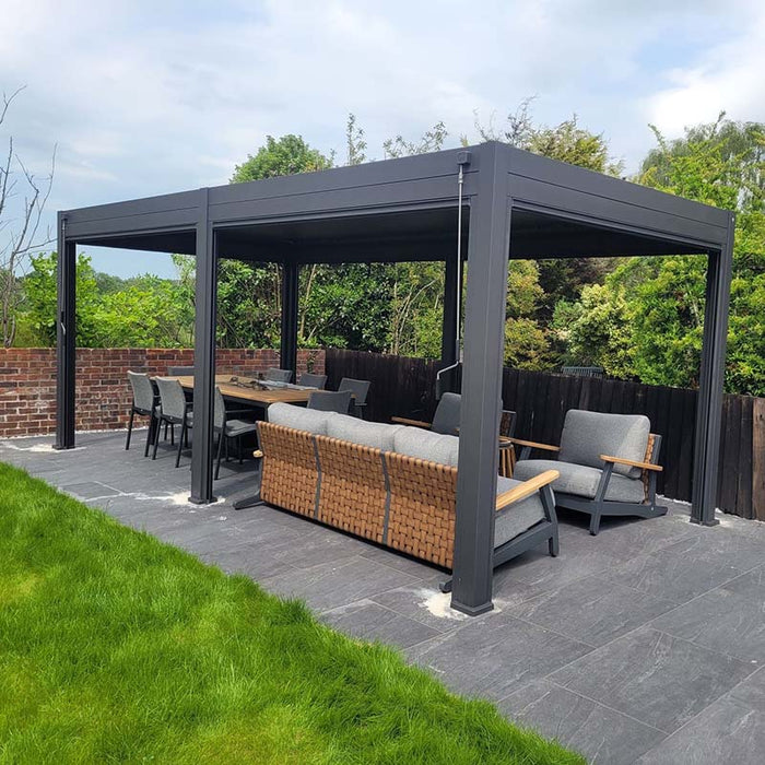 Suns Lifestyle Rota Louvered Pergola - Various Sizes