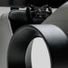 Rear section of the Teckell Nivola Racing Simulator highlighting oversized wheel design and premium racing controls.
