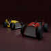 Teckell Nivola Racing Simulator limited edition models in yellow and red motorsport-inspired finishes.