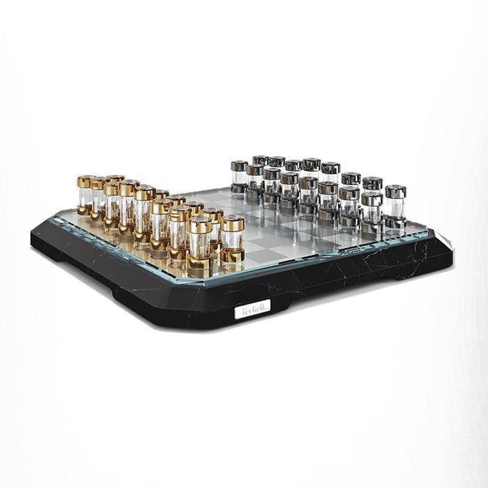 Teckell Stratego Black Marble Game Board