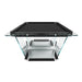 Front view of Teckell T1.1 Black Pool Table.