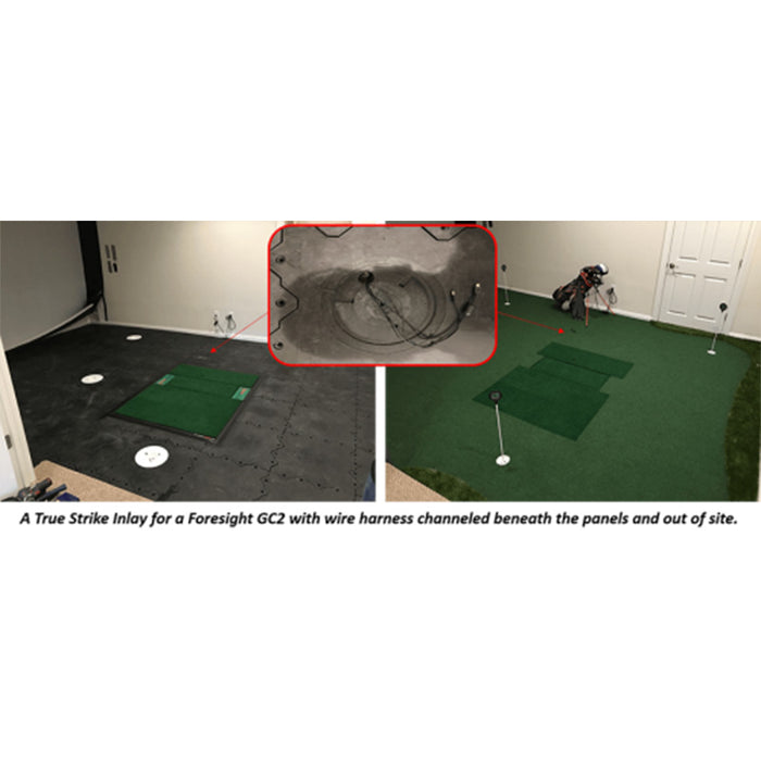 Single golf mat inlay for a Foresight GC2 simulator.