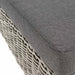 Detailed close-up of the cushion from the Tuscany Outdoor Seating Set, illustrating the high-quality anthracite fabric and craftsmanship.