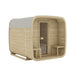 Ula Grand 6-Person Outdoor Sauna in Naturali wood finish with light canvas roof (7044)