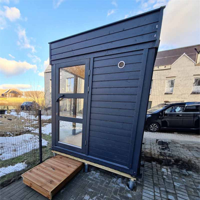 Elegant design of Traditional Sauna Cube.