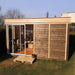 Sauna Cube 3 x 4m with Lounge in garden.